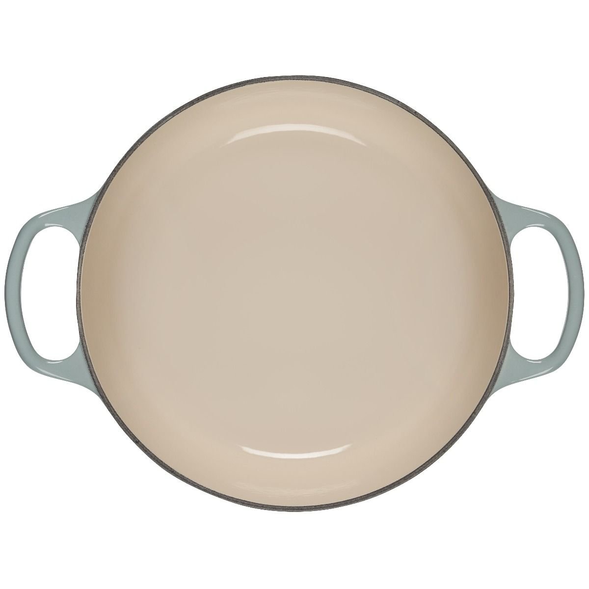 Le Creuset 4.5 Qt. Round Signature Dutch Oven With Stainless Steel Knob | Sea Salt 6 Le Creuset 4.5 Qt. Round Signature Dutch Oven With Stainless Steel Knob | Sea Salt - Image 4