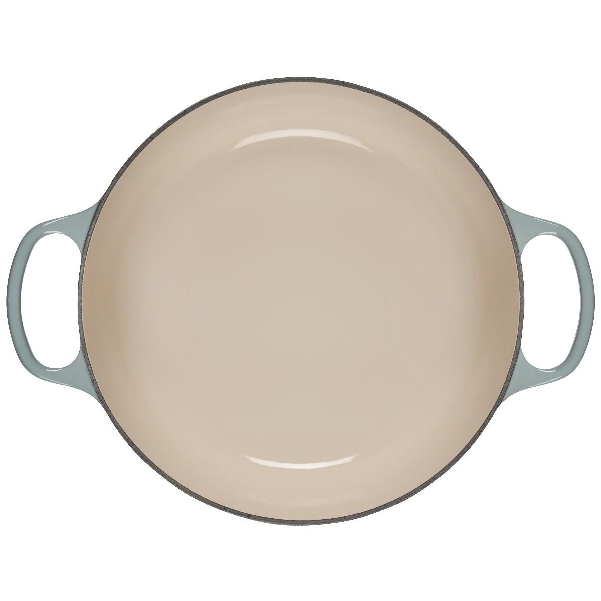 Le Creuset 7.25 Qt. Round Signature Dutch Oven With Stainless Steel Knob | Sea Salt 6 Le Creuset 7.25 Qt. Round Signature Dutch Oven With Stainless Steel Knob | Sea Salt - Image 4