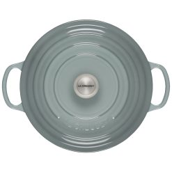 Le Creuset 9 Qt. Round Signature Dutch Oven With Stainless Steel Knob | Sea Salt 4 Le Creuset 9 Qt. Round Signature Dutch Oven With Stainless Steel Knob | Sea Salt -STAUB Shop rs17069 ls2501 30717ss 3