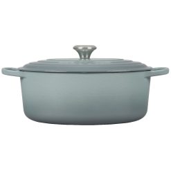 Le Creuset 6.75 Qt. Oval Signature Dutch Oven With Stainless Steel Knob | Sea Salt 3 Le Creuset 6.75 Qt. Oval Signature Dutch Oven With Stainless Steel Knob | Sea Salt -STAUB Shop rs17072 ls2502 31717ss 2