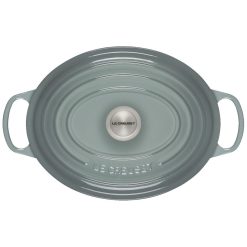 Le Creuset 6.75 Qt. Oval Signature Dutch Oven With Stainless Steel Knob | Sea Salt 4 Le Creuset 6.75 Qt. Oval Signature Dutch Oven With Stainless Steel Knob | Sea Salt -STAUB Shop rs17073 ls2502 31717ss 3
