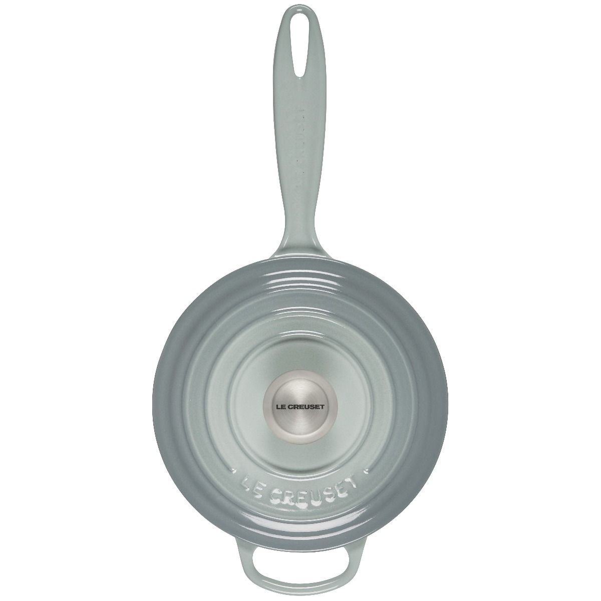 Le Creuset 2.25 Qt. Signature Enameled Cast Iron Saucepan with Stainless Steel Knob | Sea Salt Le Creuset 2.25 Qt. Signature Enameled Cast Iron Saucepan With Stainless Steel Knob | Sea Salt -STAUB Shop rs17075 ls2518 18717ss 3