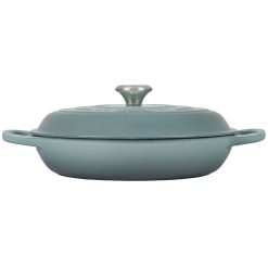 Le Creuset 3.5 Qt. Signature Enameled Cast Iron Braiser With Stainless Steel Knob | Sea Salt 3 Le Creuset 3.5 Qt. Signature Enameled Cast Iron Braiser With Stainless Steel Knob | Sea Salt -STAUB Shop rs17079 ls2532 30717ss 2 lpr