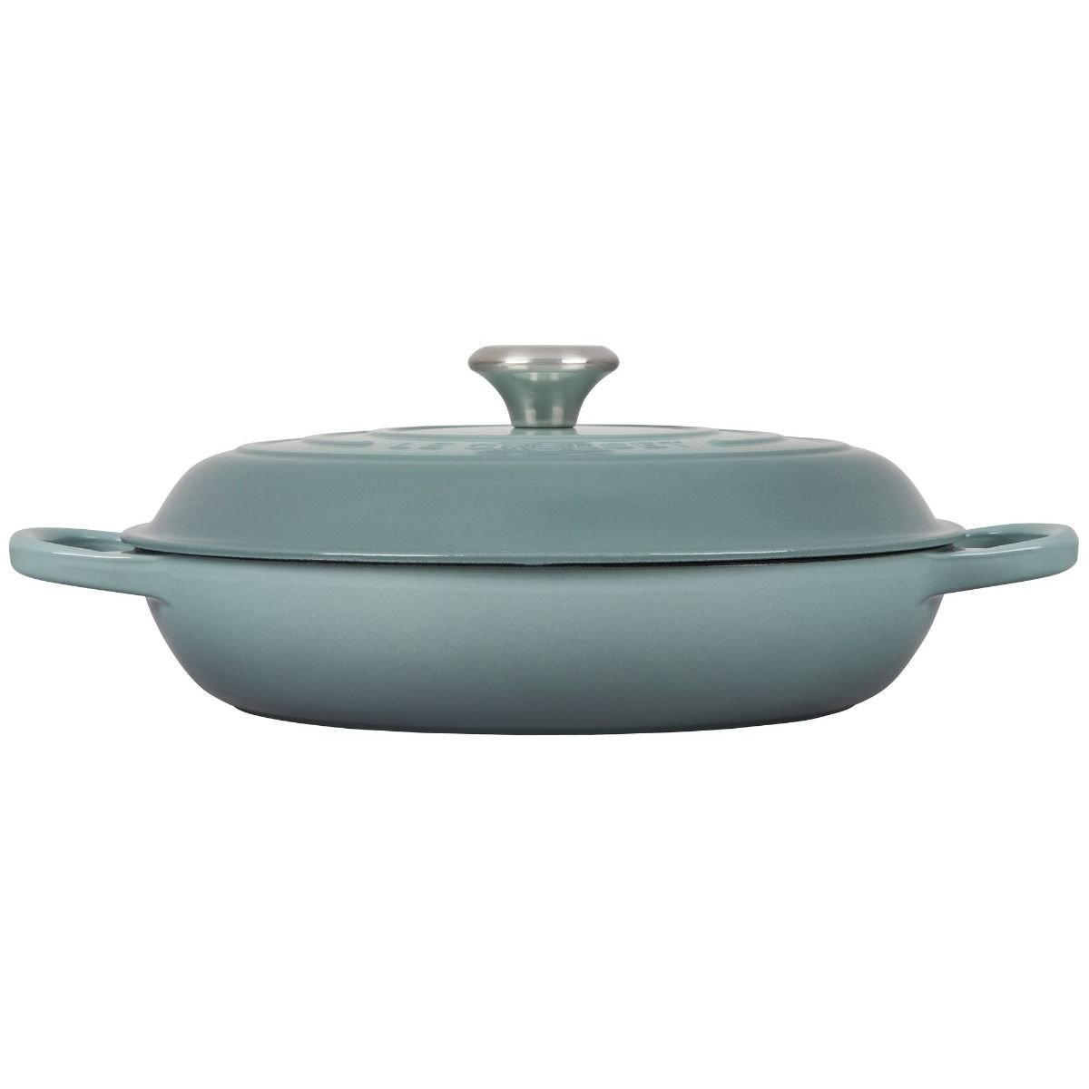 Le Creuset 3.5 Qt. Signature Enameled Cast Iron Braiser with Stainless Steel Knob | Sea Salt Le Creuset 3.5 Qt. Signature Enameled Cast Iron Braiser With Stainless Steel Knob | Sea Salt -STAUB Shop rs17079 ls2532 30717ss 2 lpr