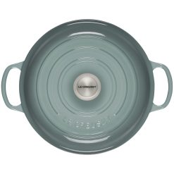 Le Creuset 3.5 Qt. Signature Enameled Cast Iron Braiser With Stainless Steel Knob | Sea Salt 4 Le Creuset 3.5 Qt. Signature Enameled Cast Iron Braiser With Stainless Steel Knob | Sea Salt -STAUB Shop rs17080 ls2532 30717ss 3 lpr