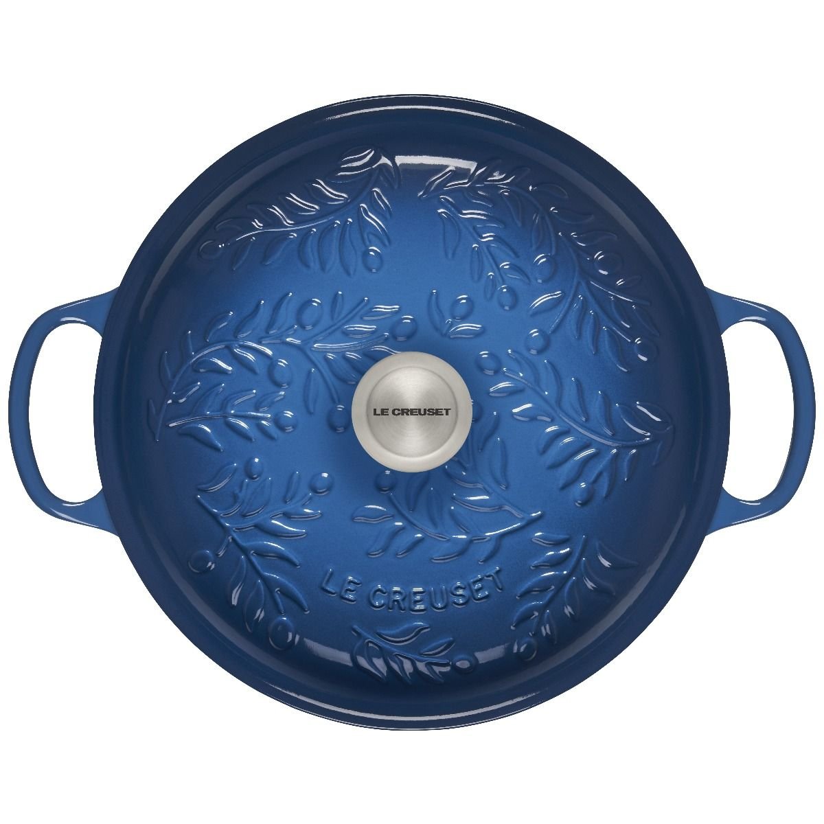 Le Creuset Olive Branch Collection 3.5 Qt. Signature Braiser | Marseille Le Creuset Olive Branch Collection 3.5 Qt. Signature Braiser | Marseille -STAUB Shop rs17120 ls2532 3059ob 3