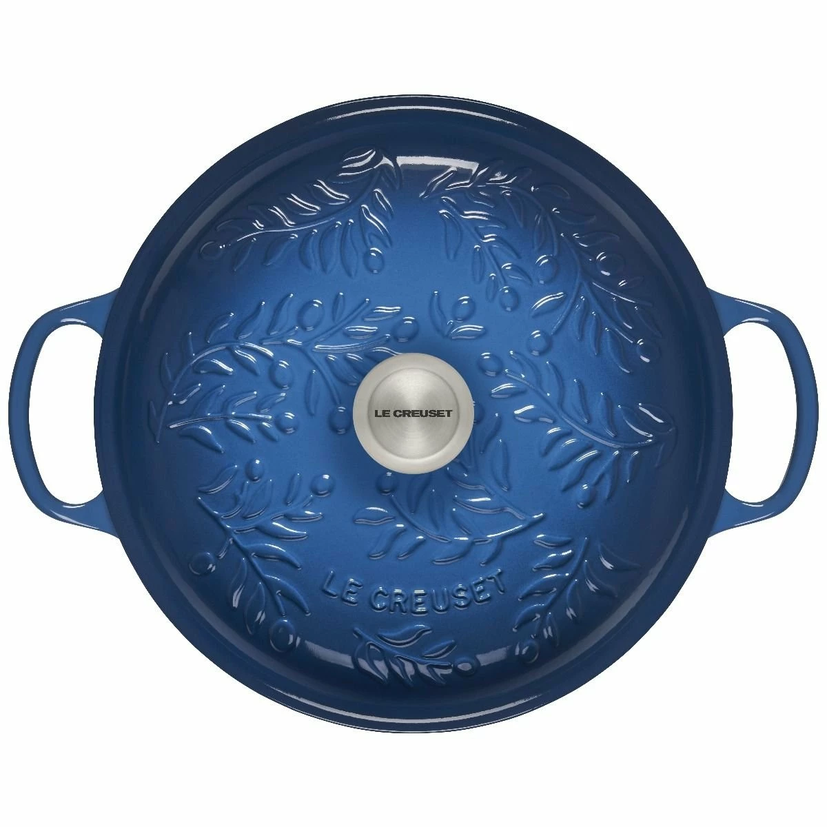 Le Creuset Olive Branch Collection 3.5 Qt. Signature Braiser | Marseille - Image 3