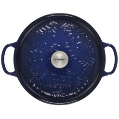 Le Creuset Olive Branch Collection 3.5 Qt. Signature Braiser | Indigo Blue 4 Le Creuset Olive Branch Collection 3.5 Qt. Signature Braiser | Indigo Blue -STAUB Shop rs17124 ls2532 3078ob 3