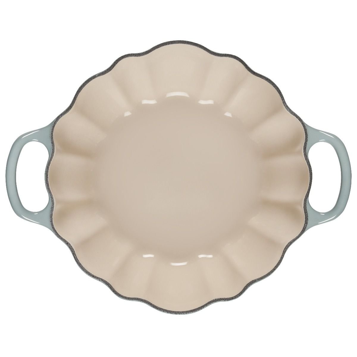Le Creuset 4 Qt. Pumpkin Cocotte | Sea Salt 5 Le Creuset 4 Qt. Pumpkin Cocotte | Sea Salt - Image 3