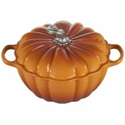 Le Creuset 4 Qt. Pumpkin Cocotte | Persimmon