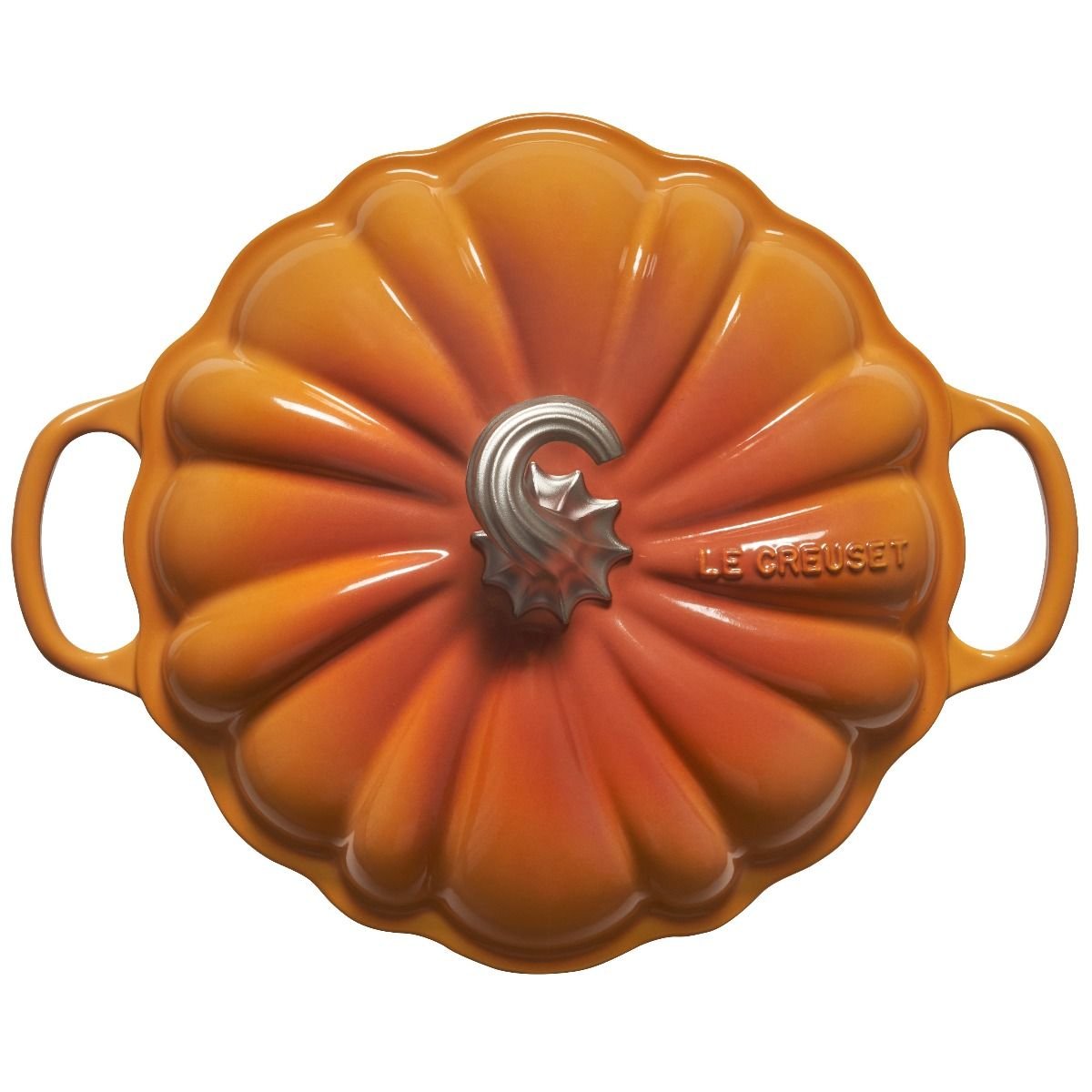 Le Creuset 4 Qt. Pumpkin Cocotte | Persimmon Le Creuset 4 Qt. Pumpkin Cocotte | Persimmon -STAUB Shop rs17340 220714 lcp2197
