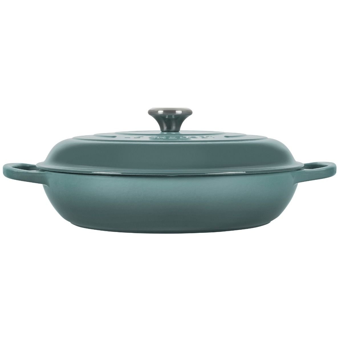 Le Creuset 5 Qt. Signature Enameled Cast Iron Braiser with Stainless Steel Knob | Sea Salt Le Creuset 5 Qt. Signature Enameled Cast Iron Braiser With Stainless Steel Knob | Sea Salt -STAUB Shop rs17355 rs12502 ls2532 32717ss 2p lpr