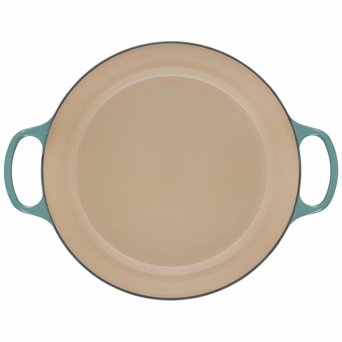 Le Creuset 5 Qt. Signature Enameled Cast Iron Braiser With Stainless Steel Knob | Sea Salt - Image 4