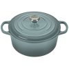 Le Creuset 3.5 Qt. Round Signature Dutch Oven With Stainless Steel Knob| Sea Salt 1 Le Creuset 3.5 Qt. Round Signature Dutch Oven With Stainless Steel Knob| Sea Salt -STAUB Shop rs17358 rs11195 ls2501 22717ss p