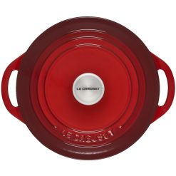 Le Creuset 2.75 Qt. Shallow Round Dutch Oven | Cerise 4 Le Creuset 2.75 Qt. Shallow Round Dutch Oven | Cerise -STAUB Shop rs18080 2.75qtshallowrdcerise 3