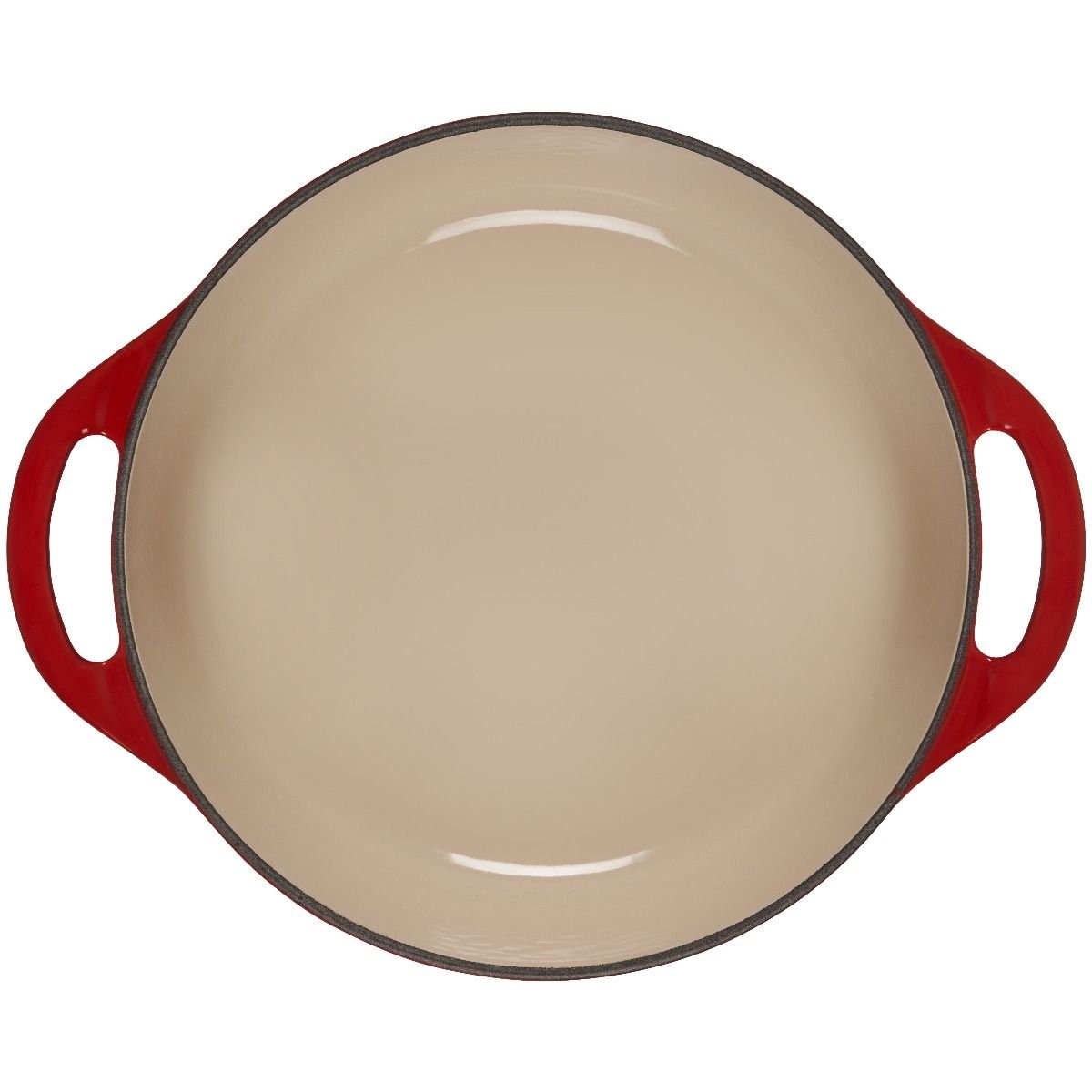 Le Creuset 2.75 Qt. Shallow Round Dutch Oven | Cerise Le Creuset 2.75 Qt. Shallow Round Dutch Oven | Cerise -STAUB Shop rs18081 2.75qtshallowrdcerise 4