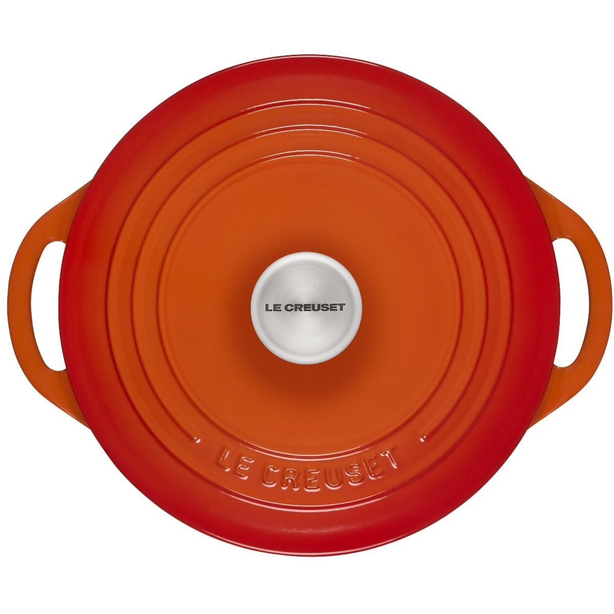 Le Creuset 2.75 Qt. Shallow Round Dutch Oven | Flame Le Creuset 2.75 Qt. Shallow Round Dutch Oven | Flame -STAUB Shop rs18084 2.75qtshallowrdflame 3