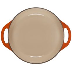Le Creuset 2.75 Qt. Shallow Round Dutch Oven | Flame 5 Le Creuset 2.75 Qt. Shallow Round Dutch Oven | Flame -STAUB Shop rs18085 2.75qtshallowrdflame 4