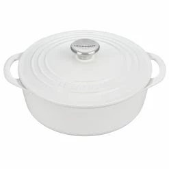 Le Creuset 2.75 Qt. Shallow Round Dutch Oven | White