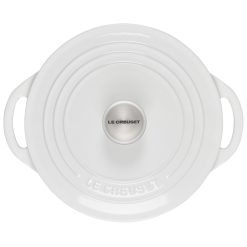 Le Creuset 2.75 Qt. Shallow Round Dutch Oven | White 4 Le Creuset 2.75 Qt. Shallow Round Dutch Oven | White -STAUB Shop rs18932 l2545 2216ss 3
