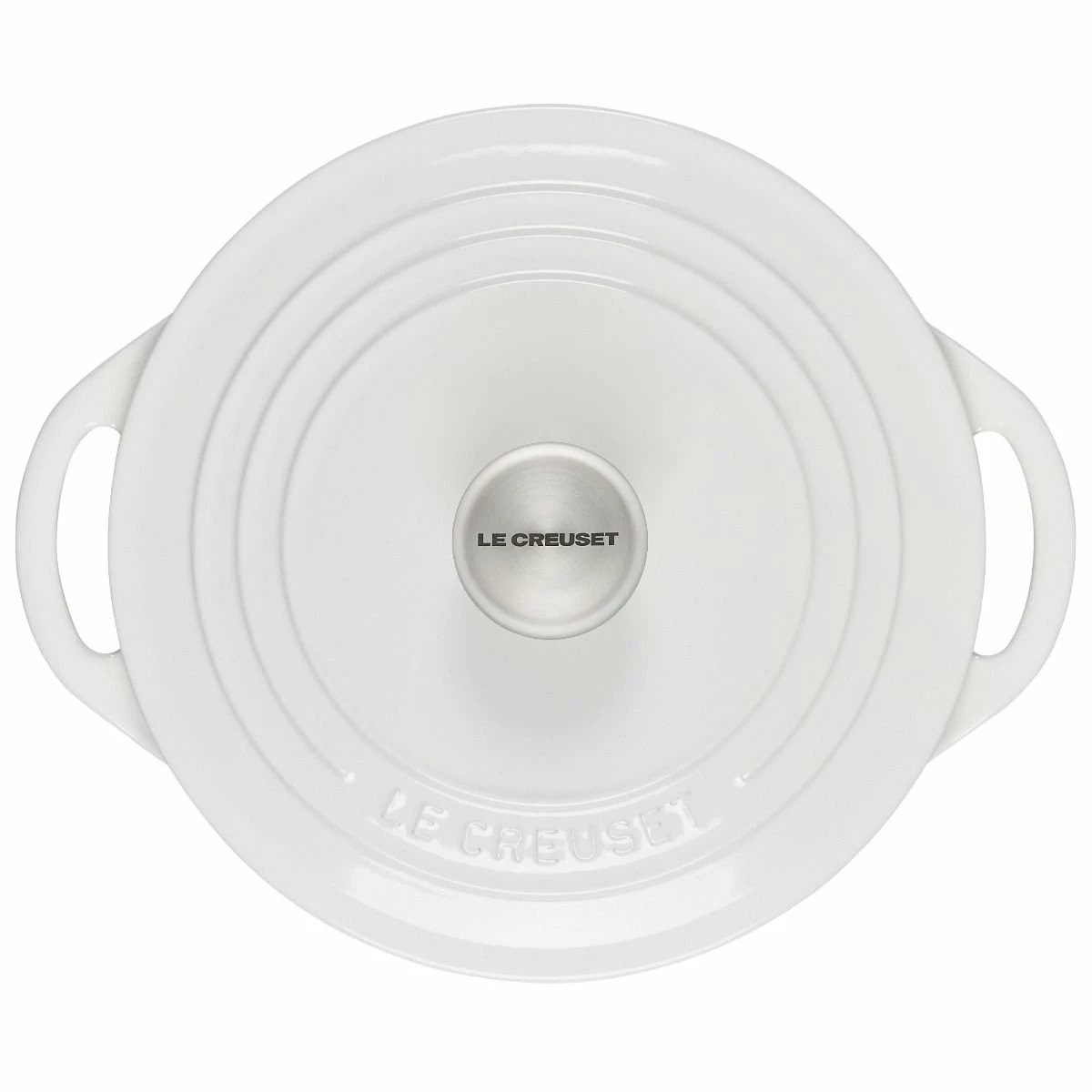 Le Creuset 2.75 Qt. Shallow Round Dutch Oven | White - Image 3