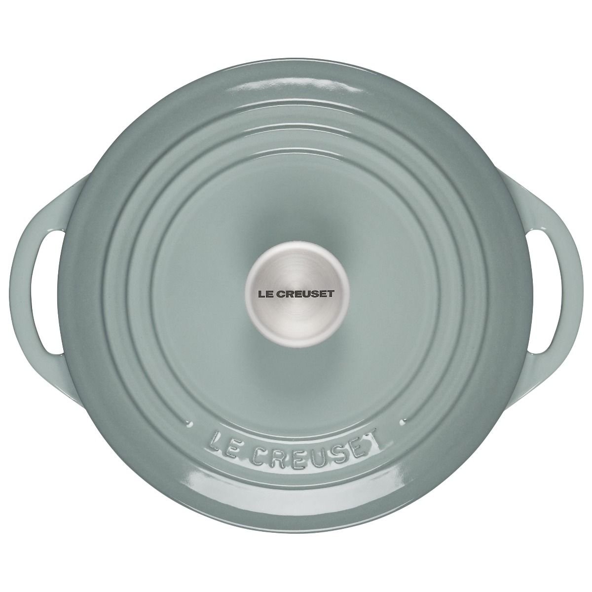 Le Creuset 2.75 Qt. Shallow Round Dutch Oven | Sea Salt 5 Le Creuset 2.75 Qt. Shallow Round Dutch Oven | Sea Salt - Image 3