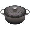 Le Creuset 5.5 Qt. Round Signature Dutch Oven With Stainless Steel Knob | Oyster Grey -STAUB Shop rs6772 ls2501 267fss