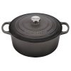Le Creuset 7.25 Qt. Round Signature Dutch Oven With Stainless Steel Knob | Oyster Grey 1 Le Creuset 7.25 Qt. Round Signature Dutch Oven With Stainless Steel Knob | Oyster Grey -STAUB Shop rs6774 ls2501 287fss