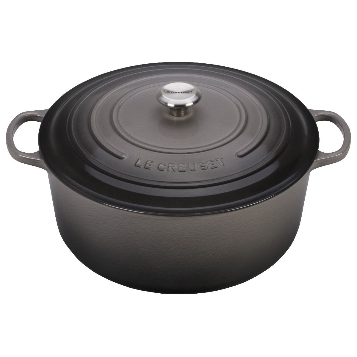 Le Creuset 13.25 Qt. Round Signature Cast Iron Dutch Oven with Stainless Steel Knob | Oyster Grey Le Creuset 13.25 Qt. Round Signature Cast Iron Dutch Oven With Stainless Steel Knob | Oyster Grey -STAUB Shop rs6777 ls2501 347fss