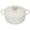 Le Creuset 4.5 Qt. Round Signature Dutch Oven With Stainless Steel Knob | White 1 Le Creuset 4.5 Qt. Round Signature Dutch Oven With Stainless Steel Knob | White -STAUB Shop rs7342 l2501 2416ss lpr