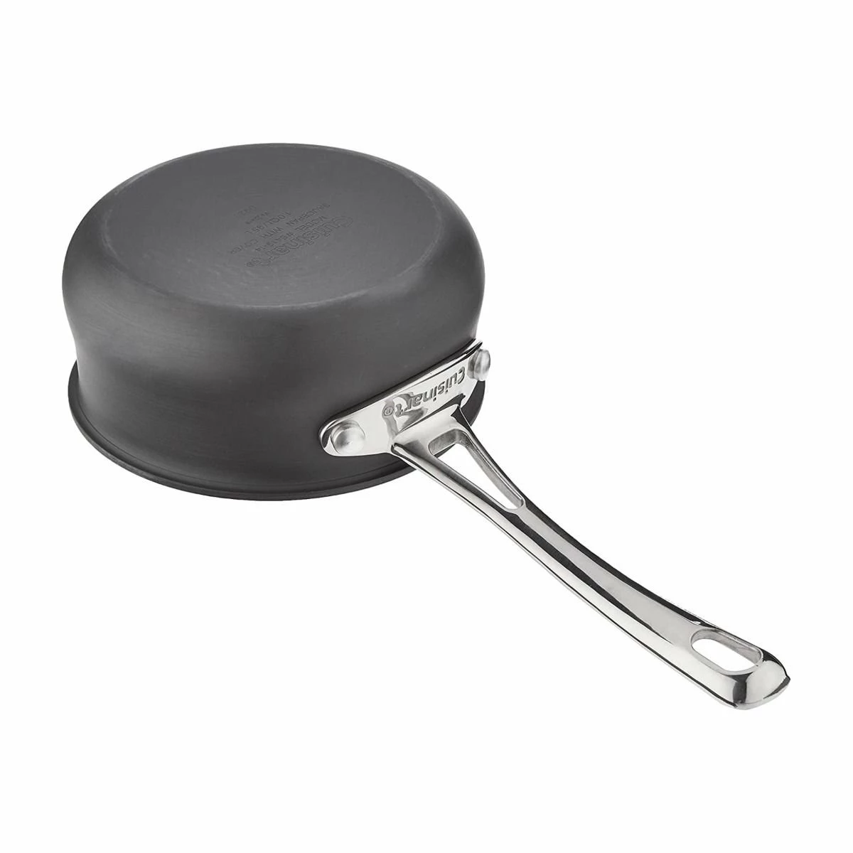 Cuisinart Contour Hard Anodized Saucepan With Cover | 1 Qt. - Image 4