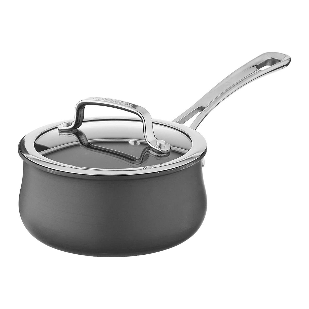 Cuisinart Contour Hard Anodized Saucepan With Cover | 1 Qt. 2 Cuisinart Contour Hard Anodized Saucepan With Cover | 1 Qt.
