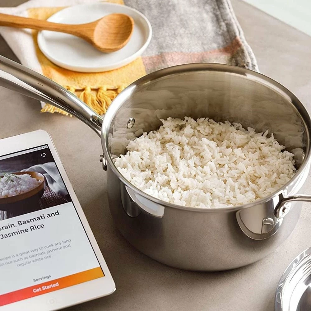 Hestan Cue 3.5 Qt. Smart Sauce Pot | Stainless Steel - Image 4