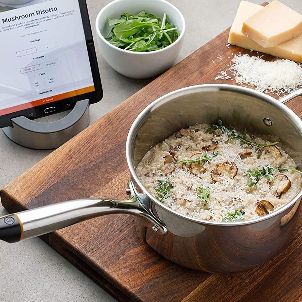 Hestan Cue 3.5 Qt. Smart Sauce Pot | Stainless Steel 7 Hestan Cue 3.5 Qt. Smart Sauce Pot | Stainless Steel - Image 5