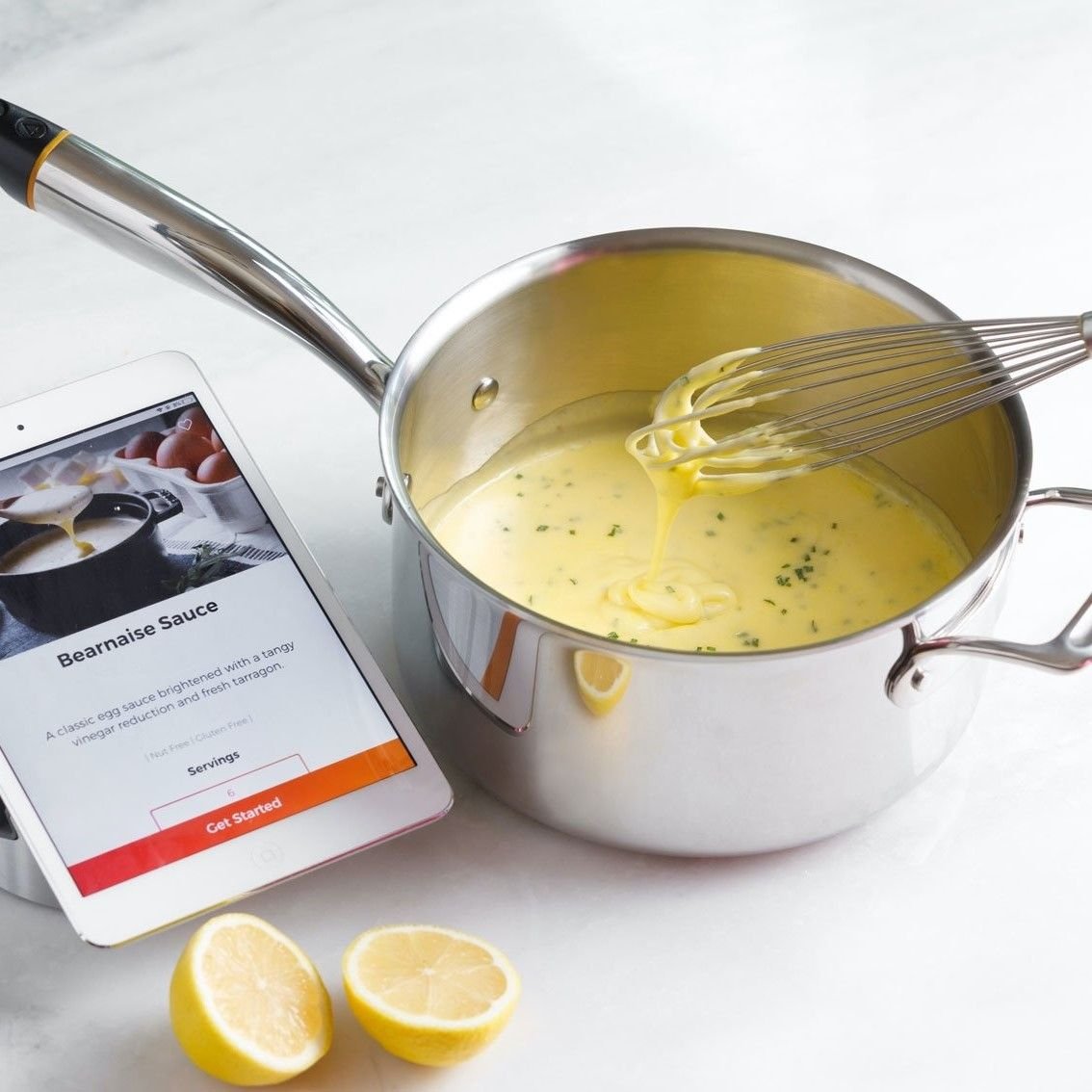 Hestan Cue 3.5 Qt. Smart Sauce Pot | Stainless Steel 8 Hestan Cue 3.5 Qt. Smart Sauce Pot | Stainless Steel - Image 6