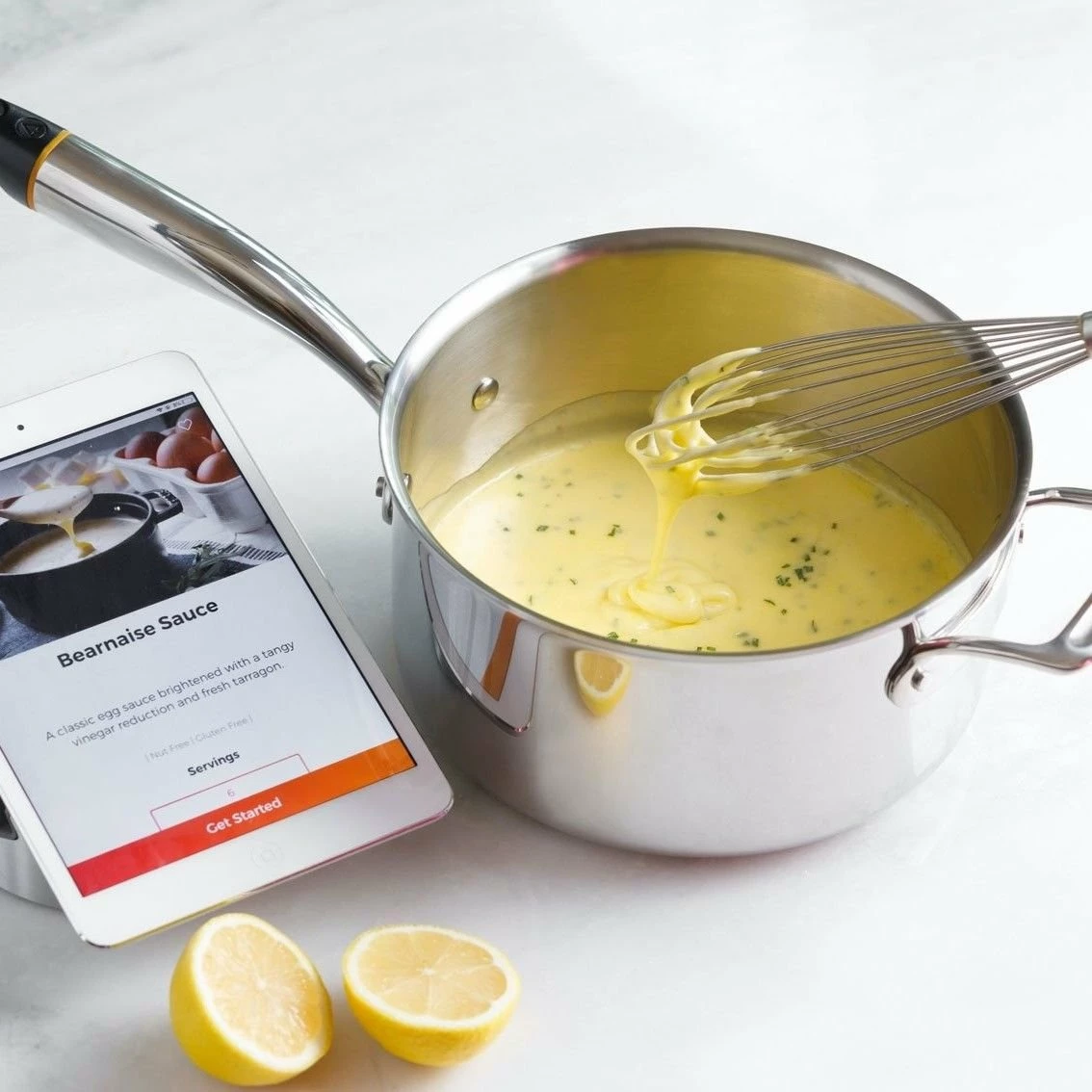 Hestan Cue 3.5 Qt. Smart Sauce Pot | Stainless Steel - Image 6