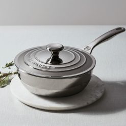 Le Creuset 2 Qt. Stainless Steel Saucier Pan With Lid 9 Le Creuset 2 Qt. Stainless Steel Saucier Pan With Lid -STAUB Shop saucier2