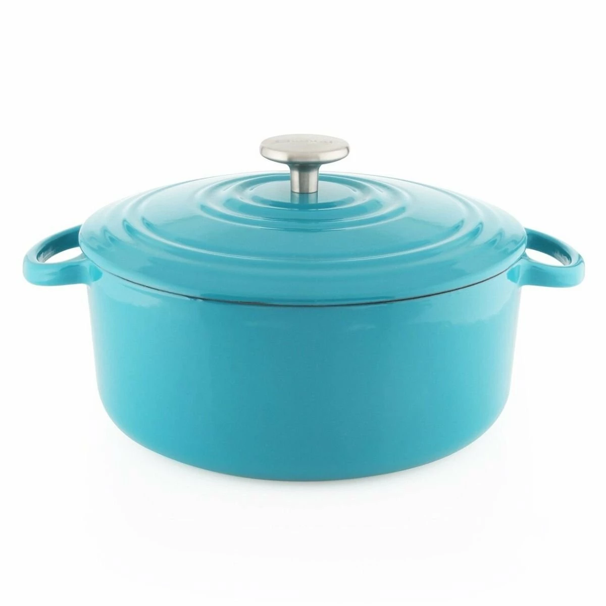 Chantal 3 Qt. Round Cast Iron Dutch Oven | Sea Blue