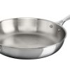 Le Creuset 12.5" Deep Fry Pan With Helper Handle | Stainless Steel -STAUB Shop sp2400 32 le creuset 12.5 deep fry pan