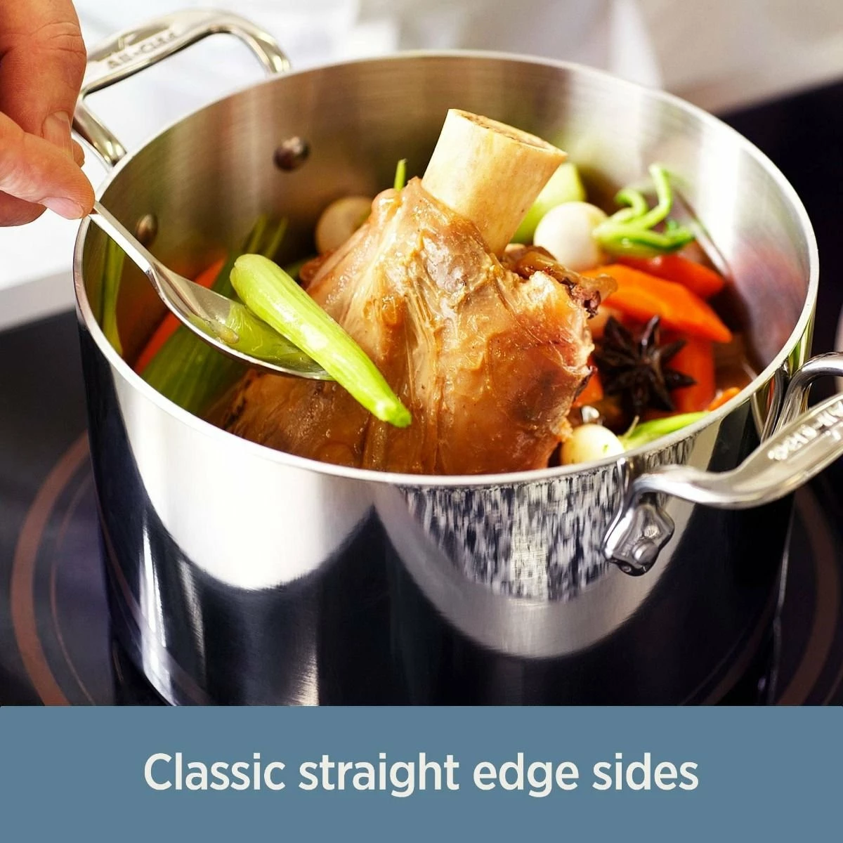 All-Clad D3 Stainless Steel Fry Pan | 10" - Image 4