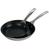 Le Creuset 2-Piece Nonstick Stainless Steel Fry Pan Set (8" & 10") -STAUB Shop ssp14102