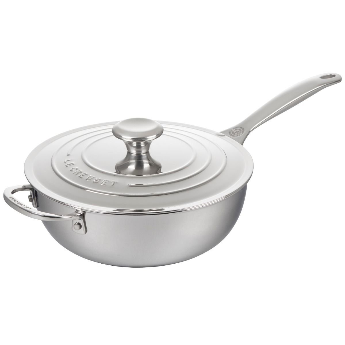 Le Creuset 3.5 Qt. Nonstick Saucier Pan | Stainless Steel Le Creuset 3.5 Qt. Nonstick Saucier Pan | Stainless Steel -STAUB Shop ssp6300 24