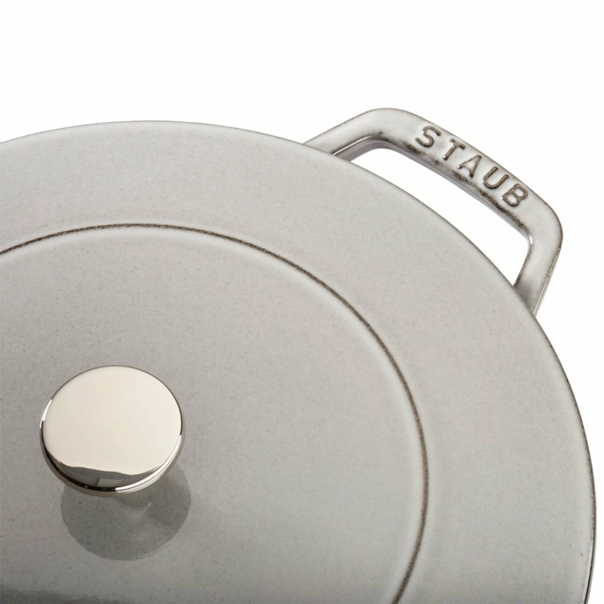 Staub 3.75 Qt. Essential French Oven | Graphite Grey - Image 2