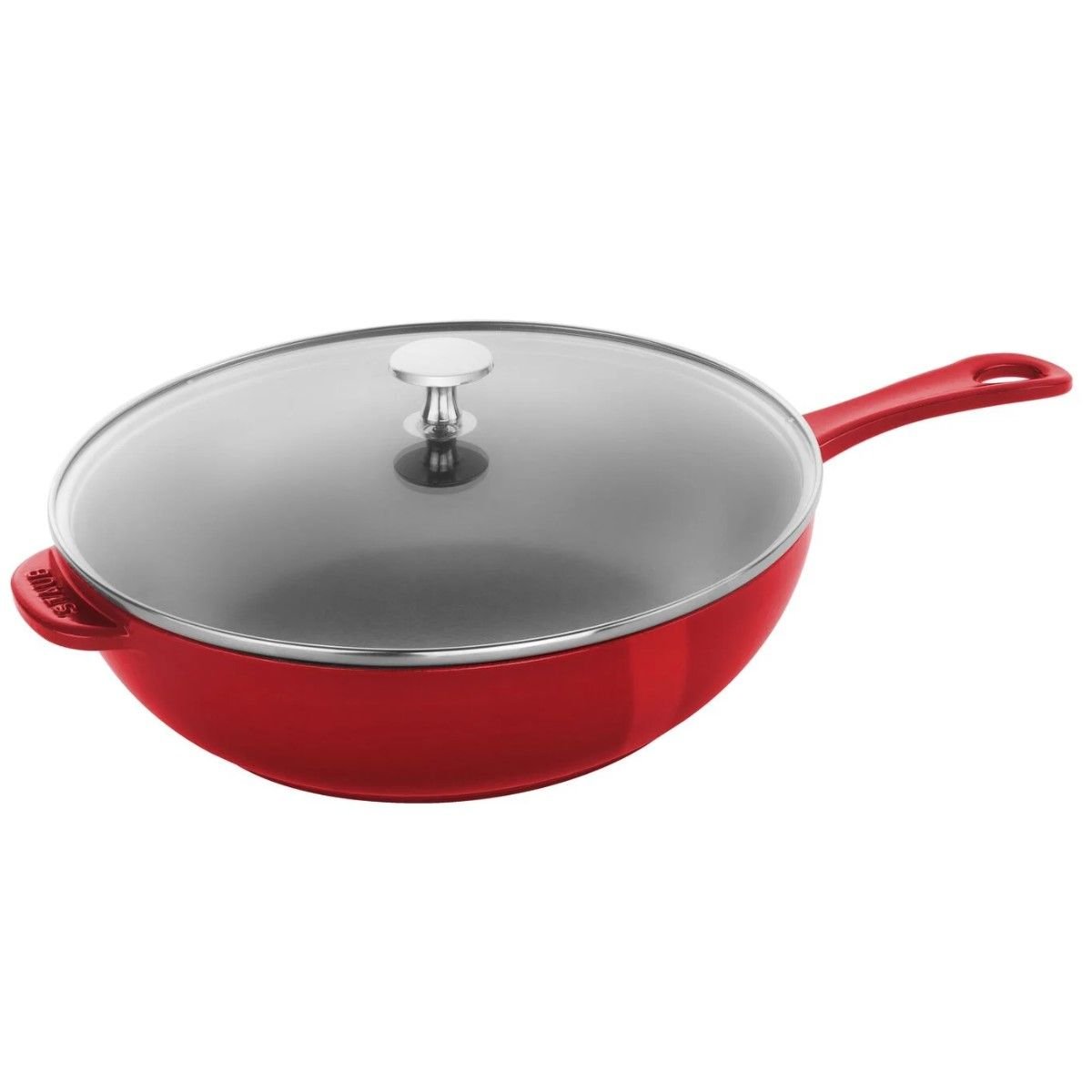 Staub 2.9 Qt Cast Iron Daily Pan | Cherry 3 Staub 2.9 Qt Cast Iron Daily Pan | Cherry