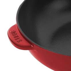 Staub 2.9 Qt Cast Iron Daily Pan | Cherry 11 Staub 2.9 Qt Cast Iron Daily Pan | Cherry -STAUB Shop staub iron 4