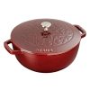 Staub 3.75 Qt Essential French Oven With Lilly Lid | Grenadine 2 Staub 3.75 Qt Essential French Oven With Lilly Lid | Grenadine -STAUB Shop staub lille grenadine 11212487 1