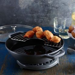 Staub 4.5 Qt. Perfect Frying Pan | Graphite Grey 4 Staub 4.5 Qt. Perfect Frying Pan | Graphite Grey -STAUB Shop staub perfect pan1