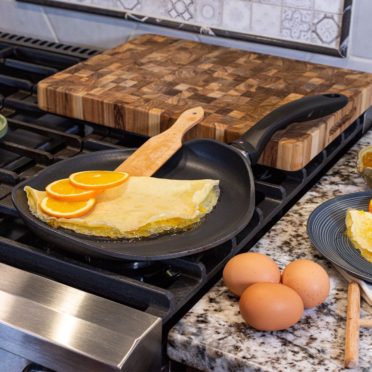 Swiss Diamond | HD Crepe Pan - 10.25" Swiss Diamond | HD Crepe Pan - 10.25" -STAUB Shop swiss diamond lifestyles square 0016 swiss diamond lifestyles 2022 3198