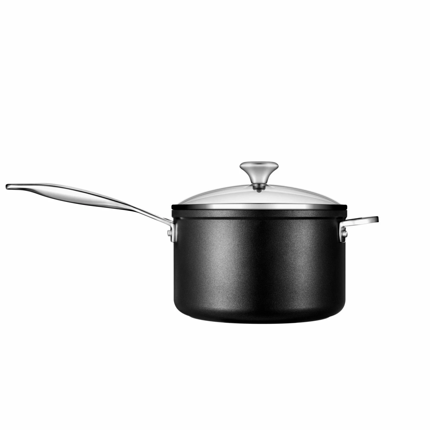 Le Creuset 4 Qt. Saucepan With Glass Lid | Toughened Nonstick Pro - Image 2