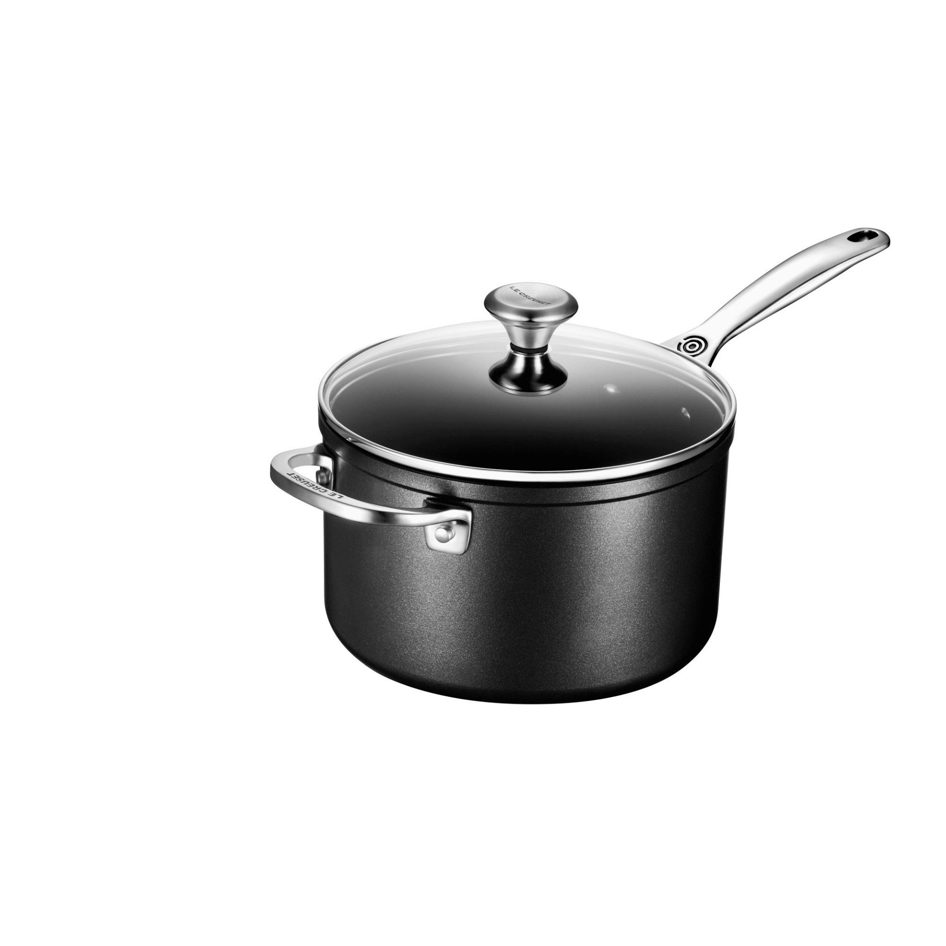 Le Creuset 4 Qt. Saucepan with Glass Lid | Toughened Nonstick Pro Le Creuset 4 Qt. Saucepan With Glass Lid | Toughened Nonstick Pro -STAUB Shop tnsp1200 20b
